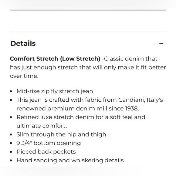 Buckle Black Candiani Denim Fit No. 53 Mid Rise Skinny Size 25 Made in Italy - Picture 12 of 13